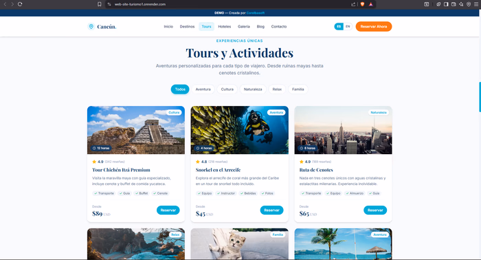 Portal Turismo — Actividades