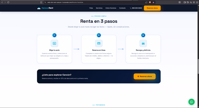 CancunRent — Cómo funciona