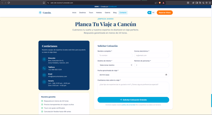 Portal Turismo — Contacto