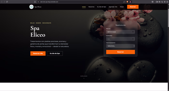 Spa Eliceo — Página principal