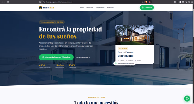 InmoVista — Página principal