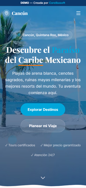 Portal Turismo móvil — Inicio