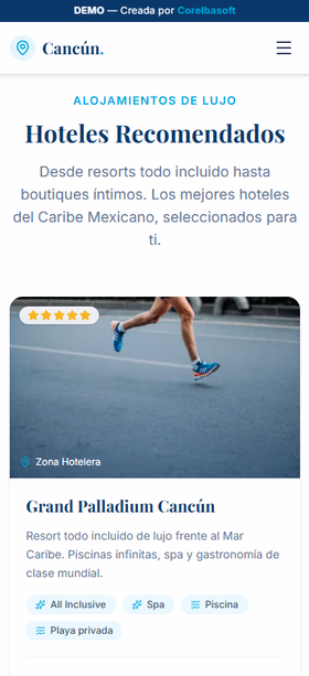 Portal Turismo móvil — Hoteles