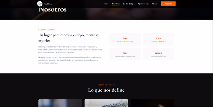 Spa Eliceo — Nosotros
