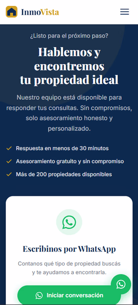 InmoVista móvil — Nosotros