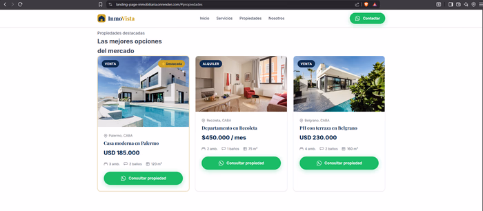InmoVista — Propiedades
