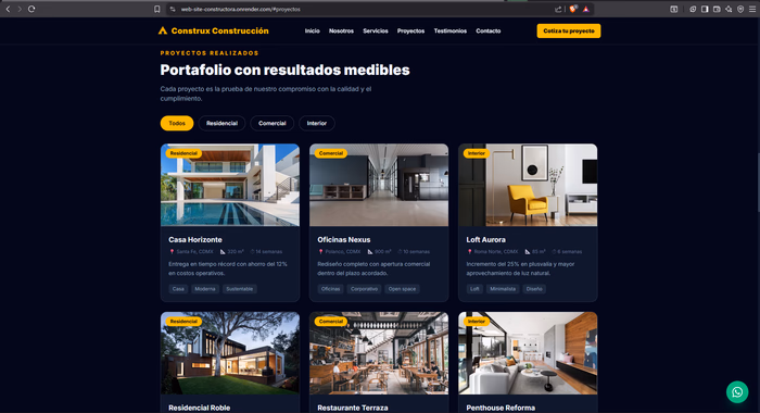 Construx — Proyectos