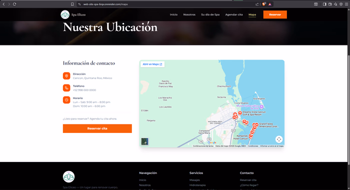 Spa Eliceo — Ubicación